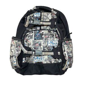 Pottery Barn Kids Star Wars Comics Glow-in-the-Dark Print Mackenzie 17" Backpack